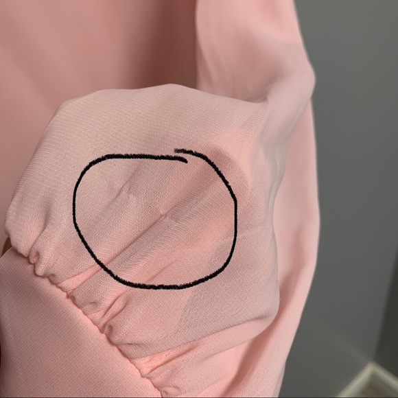 Vintage Sheer Pastel Pink Women’s Large Blouse - Picture 11 of 11